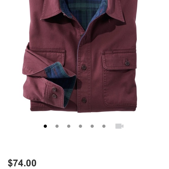 Brand new L.L. Bean shirt jacket - Picture 2 of 6